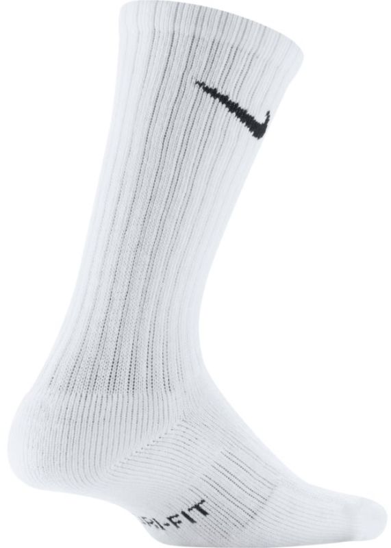 Nike Performance Cushioned Crew - 3 pary/white/black