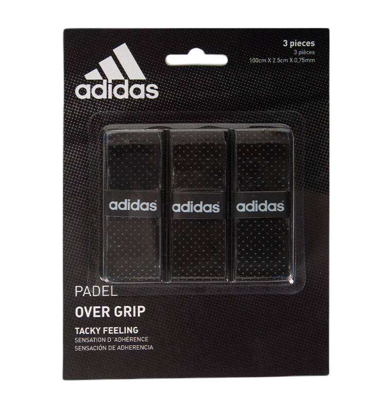 Adidas Padel Overgrip Tacky Feeling 3P - black Adidas Padel Overgrip Tacky Feeling 3P - black