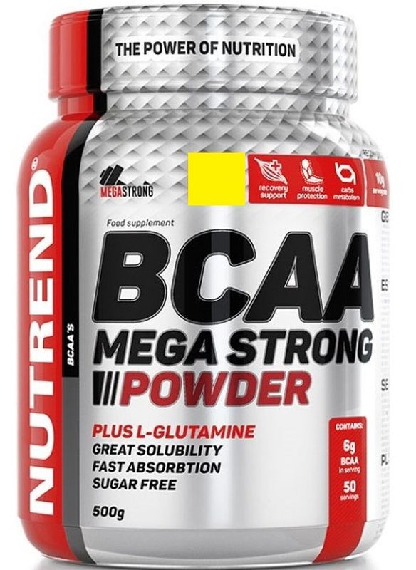 Nutrend BCAA Mega Strong Powder 500g - pineapple