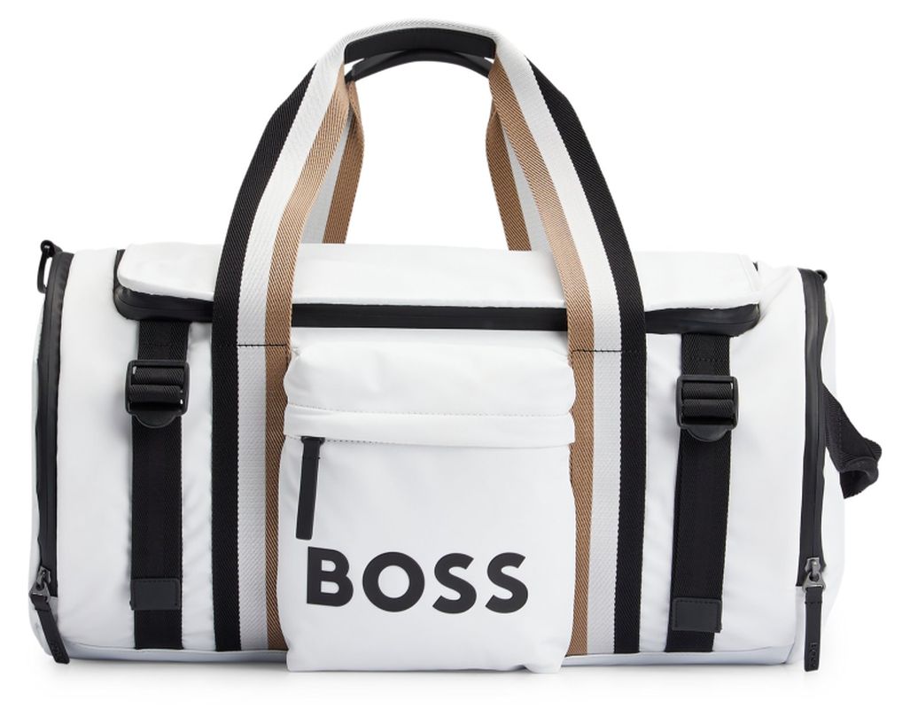 hbeu50499007_110_200 BOSS x Matteo Berrettini Thunder Holdall - open white