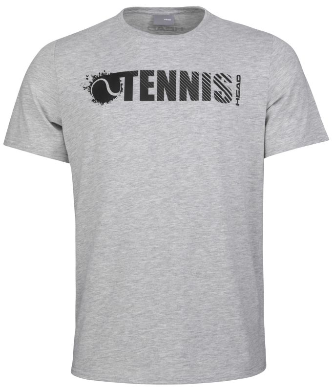 Head Font T-Shirt B - grey melange