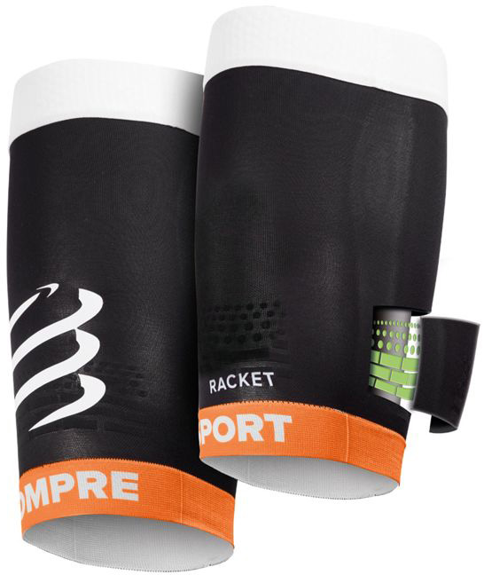 Opaska kompresyjna na udo Compressport Racket Quad - black