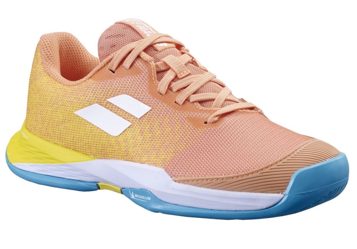 Babolat Jet Mach 3 Junior All Court - coral/gold fusion