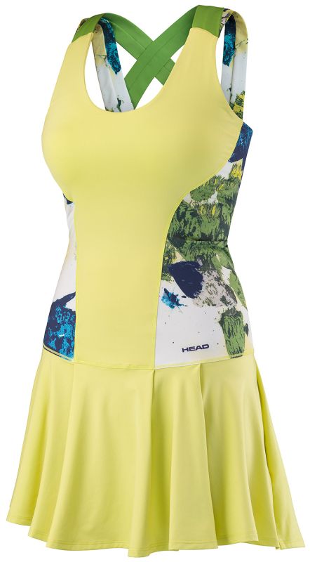 Head Vision Graphic Dress W - celery green