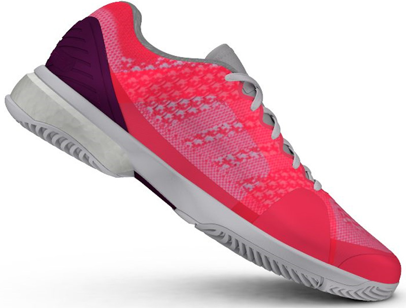 Adidas Stella McCartney Barricade Boost - flash red/white/pop purple