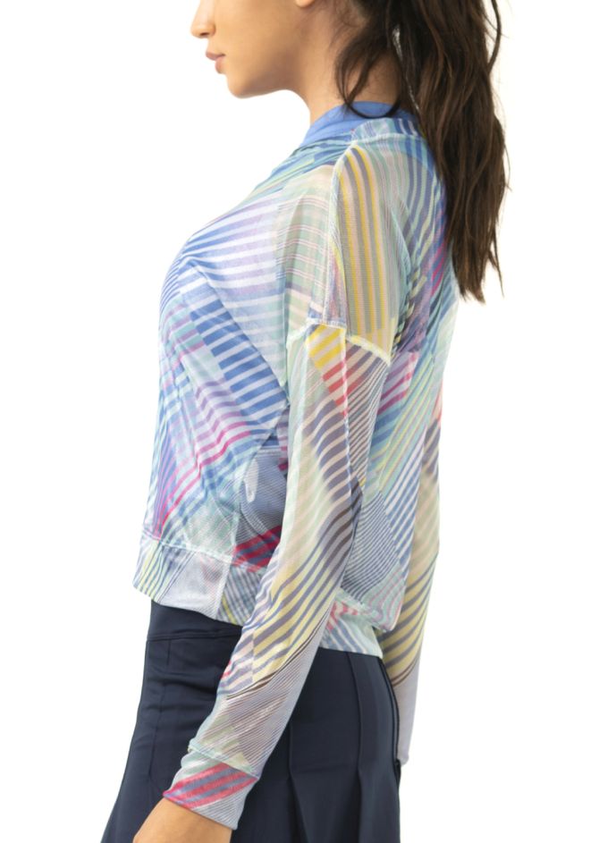 Lucky in Love Count Me In I Sheer Can Long Sleeve Top