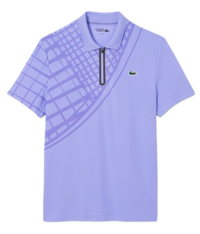 Lacoste Ultra Dry Printed Slim Fit Tennis - purple