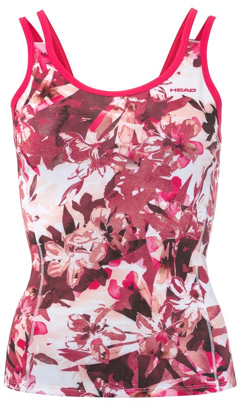 Head Vision Graphic Strap Tank W - magenta/white