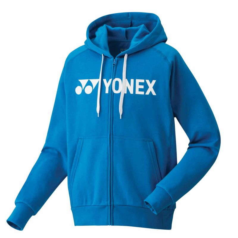 Yonex Men's Full Zip Hoodie LOGO - infinite blue