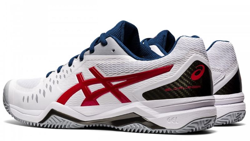 Asics Gel-Challenger 12 Clay - white/classics red