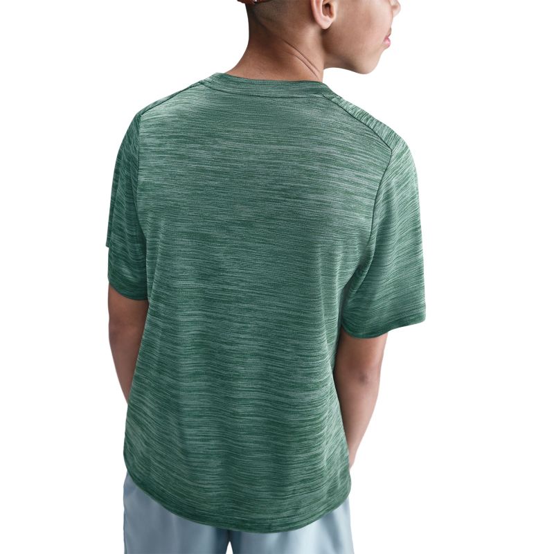 Nike Boys Multi Dri-FIT Short-Sleeve - fir/clay green/white