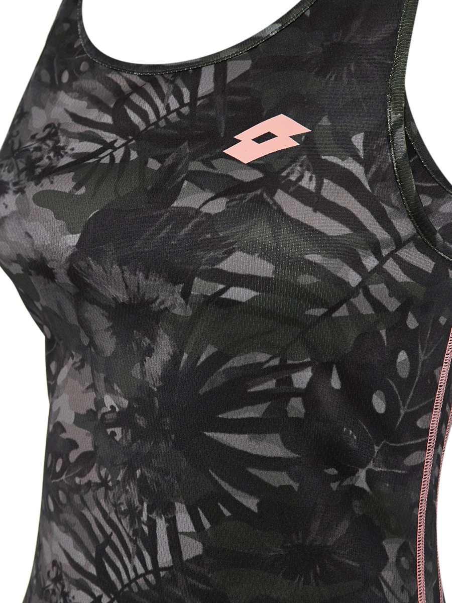  Lotto Camoflower Dress + Bra - leaf print