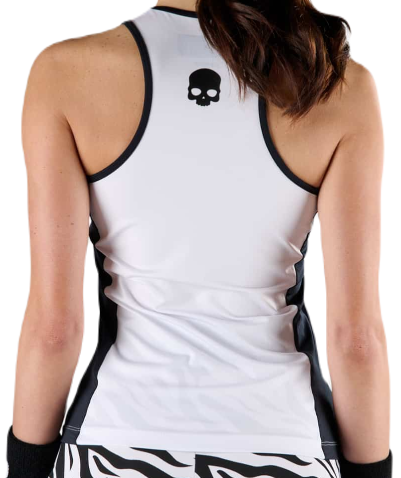 Hydrogen Tiger Tech Tank Top - white/black