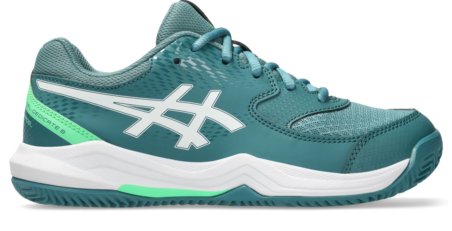 Asics Gel-Dedicate 8 Padel GS - misty pine/white