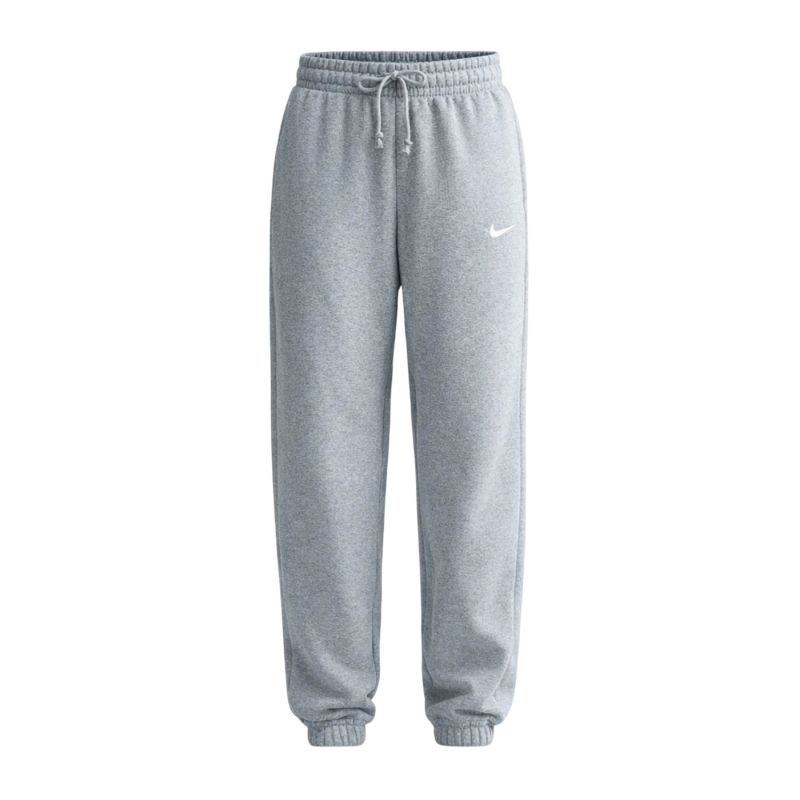 Damskie spodnie tenisowe Nike Sportswear Phoenix Fleece - dark grey heather/sail