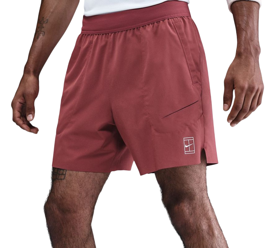 Nike Court Advantage Dri-Fit 6in - cedar/white