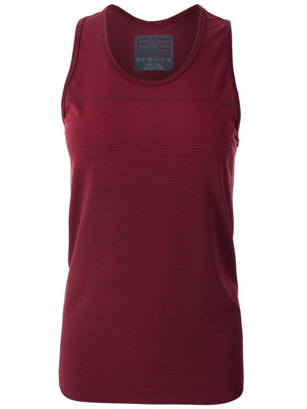 Wilson W F2 Seamless Tank - tibetan red