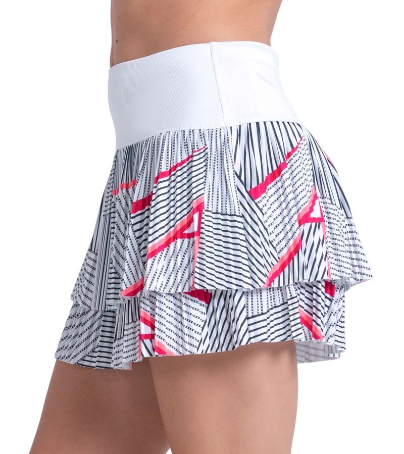 Lucky in Love Geo Glow Pleated - white Lucky in Love Geo Glow Pleated - white