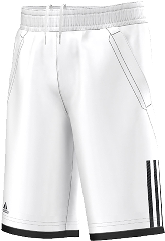 Adidas Club Bermuda - white/black