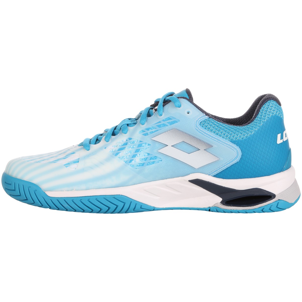 Chaussures de tennis homme Lotto Mirage 100 Speed all white/navy