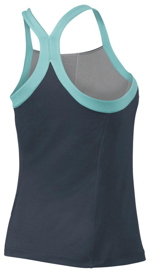 Wilson Summer Strappy Tank - coal/stillwater/silver