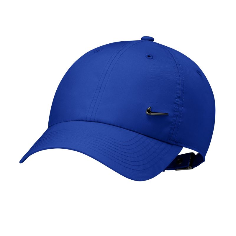 Nike Dri-Fit Club Unstructured Metal Swoosh - old royal/metallic black