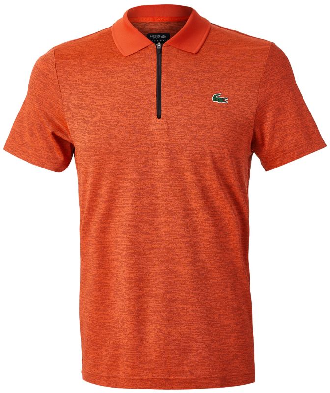 Lacoste Men's SPORT Novak Djokovic Collection Tech Jersey Polo - red/black