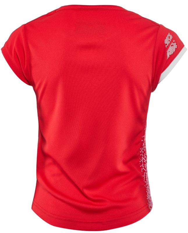 Babolat Performance Cap Sleeve Top Girl - hibiscus