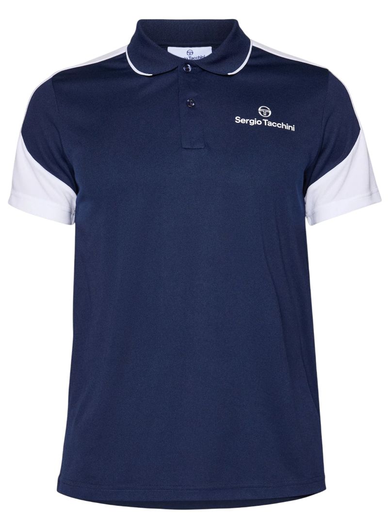 Sergio Tacchini Giardino Shirt - navy/white