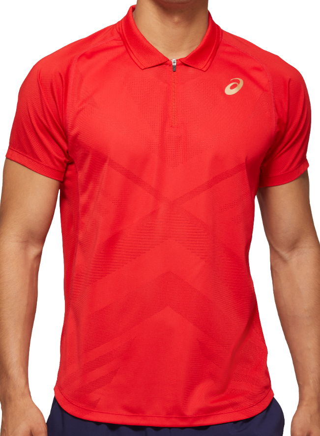 Asics Tennis M Polo Shirt - classic red Asics Tennis M Polo Shirt - classic red