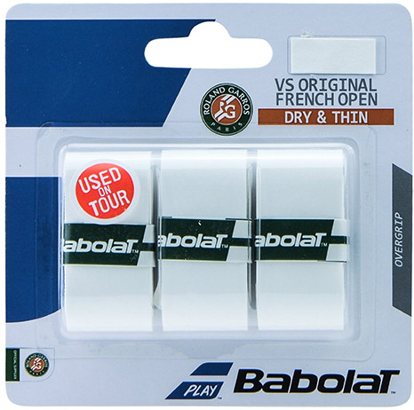 Babolat VS Grip Original Roland Garros (3 szt.) - white