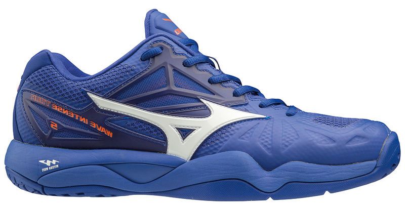 Mizuno Wave Intense Tour 5 AC - reflex blue/white/nasturtium