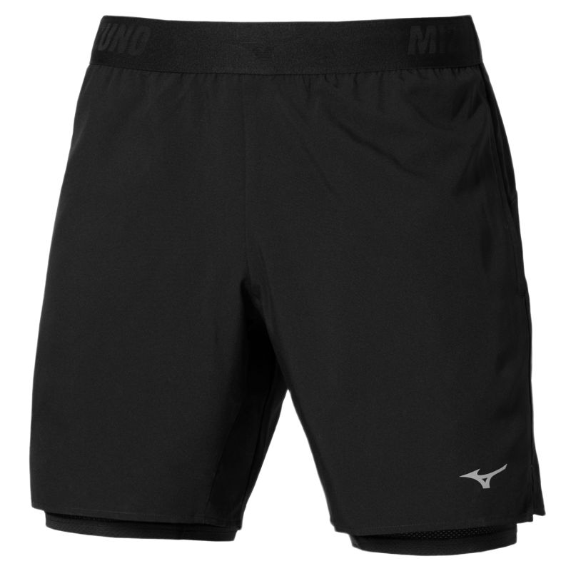 Mizuno Core 7.5 in 2in1 Short - black