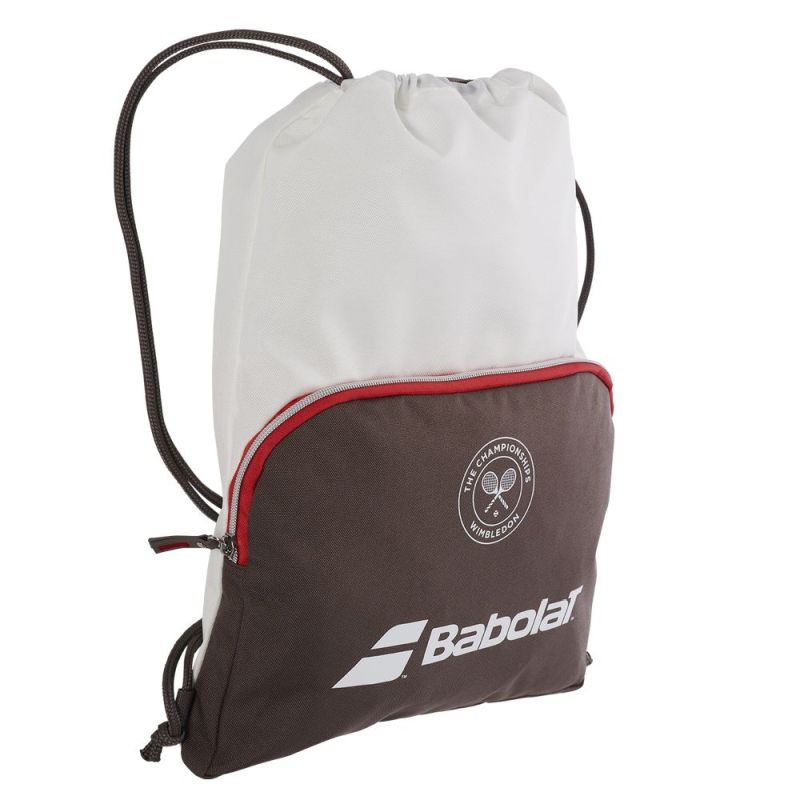 Babolat Gym Bag Wimbledon - white/brown Babolat Gym Bag Wimbledon - white/brown