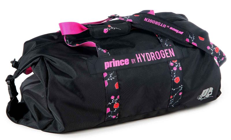 Prince by Hydrogen Lady Mary Large Duffle - black/fuchsia