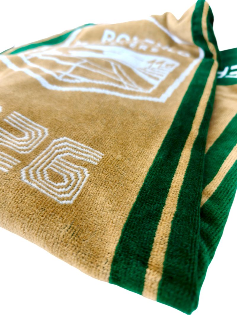 Monte-Carlo Rolex Masters Jacquard Towel - green/gold