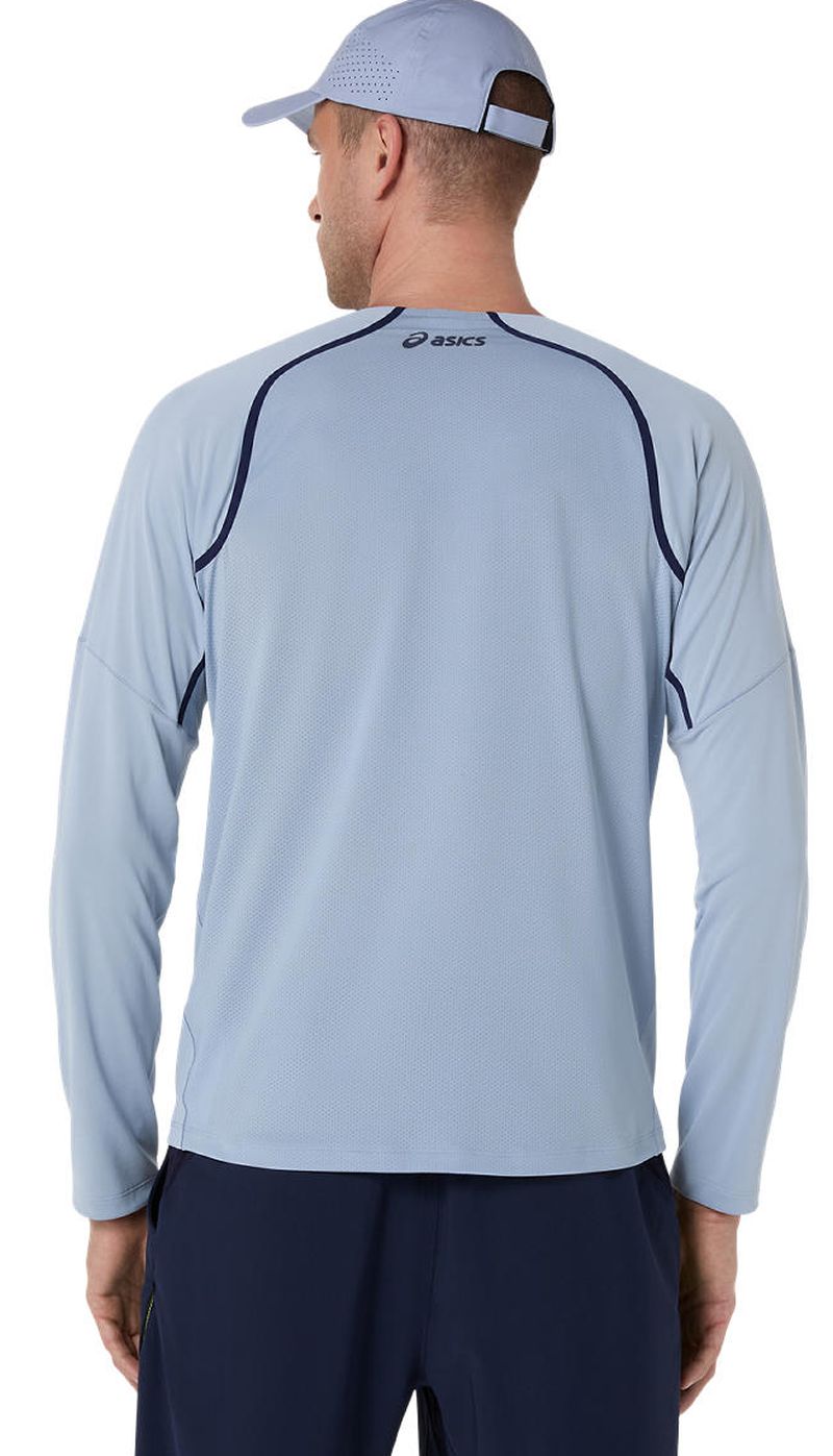 Asics Match Long Sleeve Top - grey blue