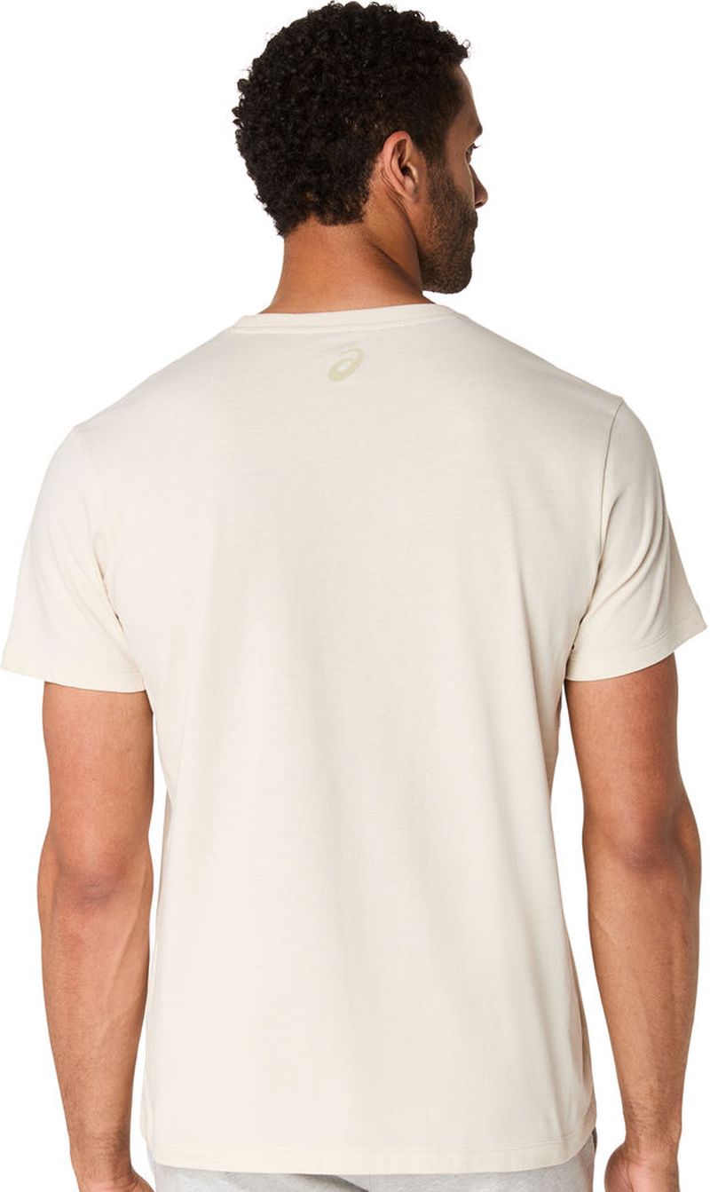 Asics Chest Logo Short Sleeve - birch/khaki