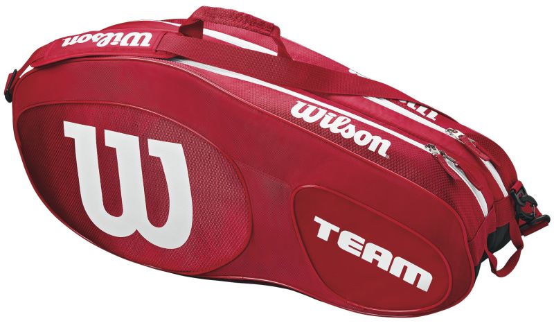 Wilson Team III 6 Pack Bag - red/white