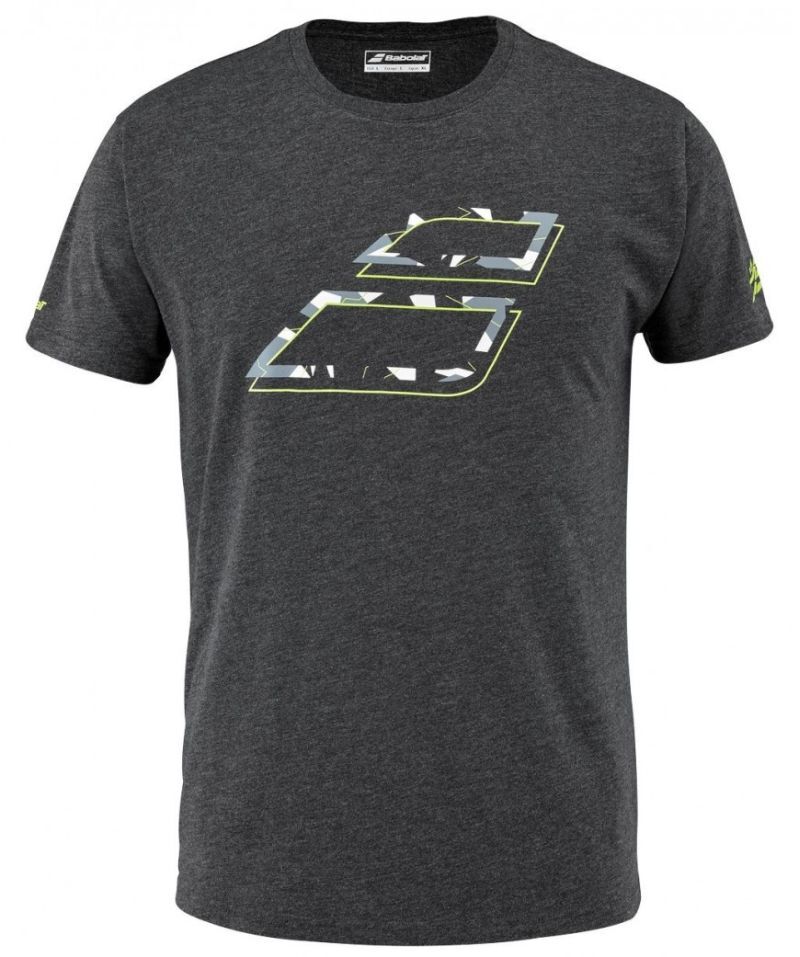 Babolat Aero Cotton Tee - black heather
