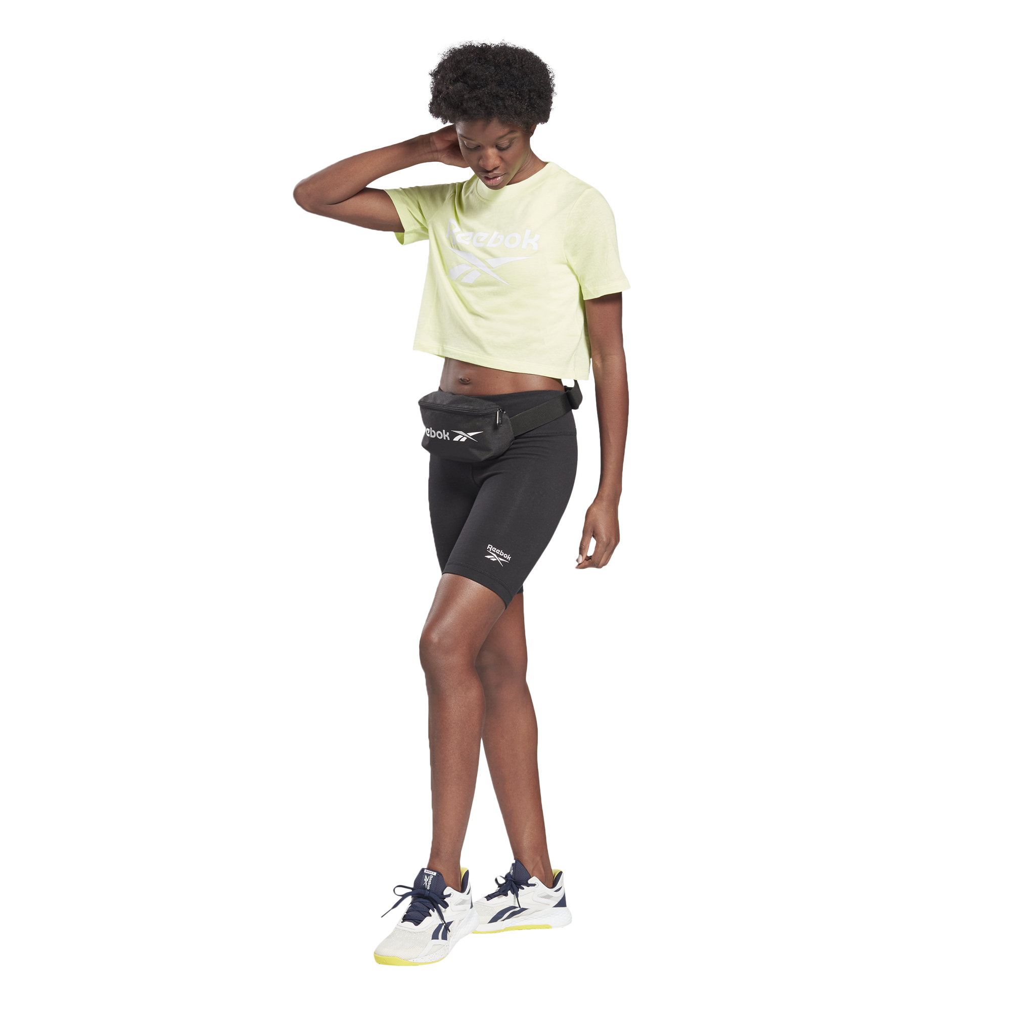 Reebok Identity Crop Tee W - semi energy glow