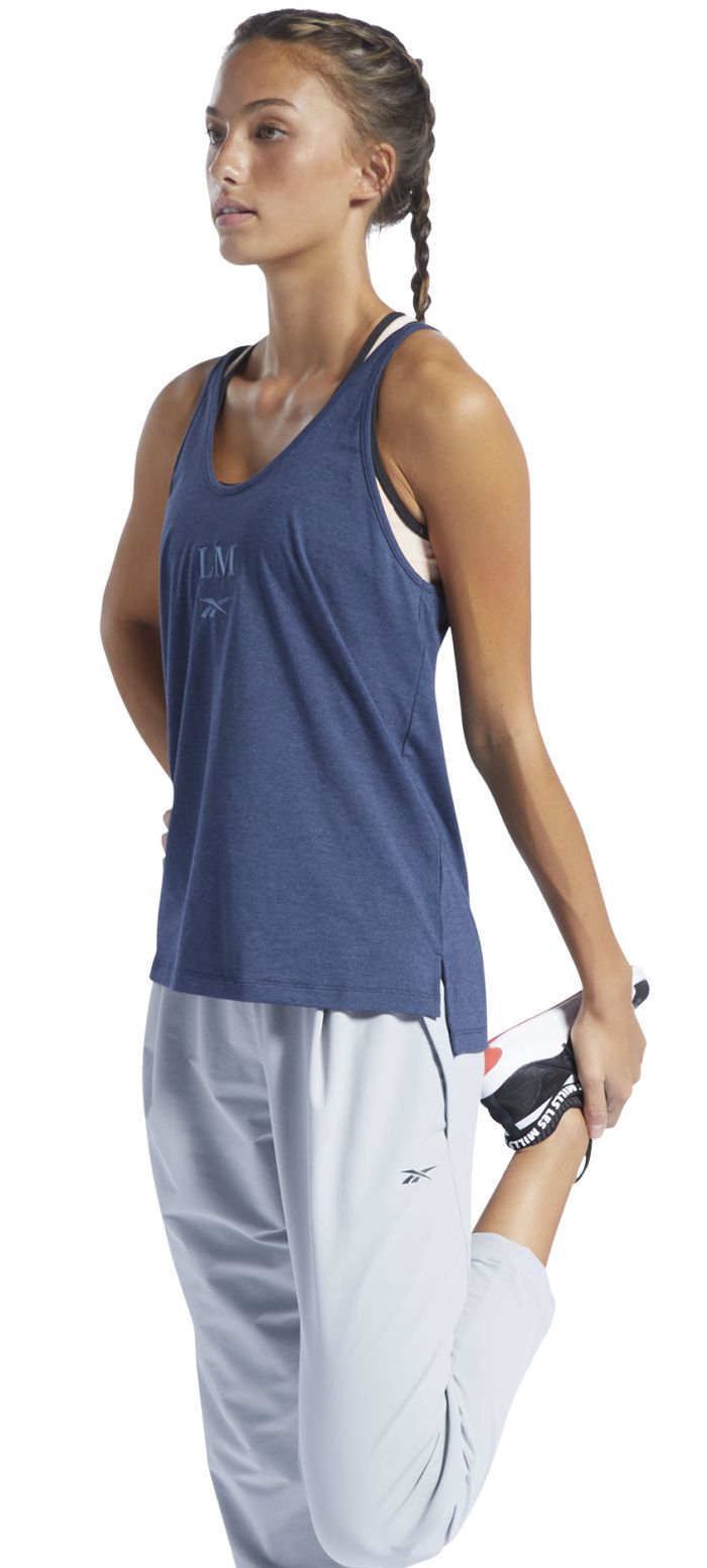 Reebok Les Mills Mind Body Tank W - vector navy mel