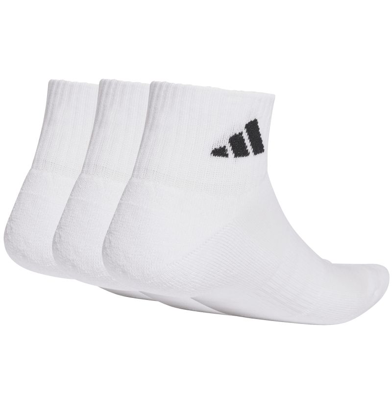 Adidas Cushioned Sportswear Ankle 3P - white/white/black Adidas Cushioned Sportswear Ankle 3P - white/white/black