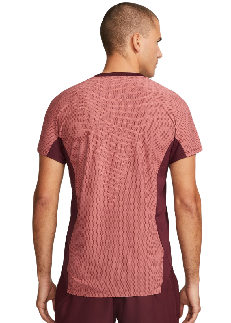 Nike Dri-Fit Advantage Slam Tennis Polo - night maroon/white