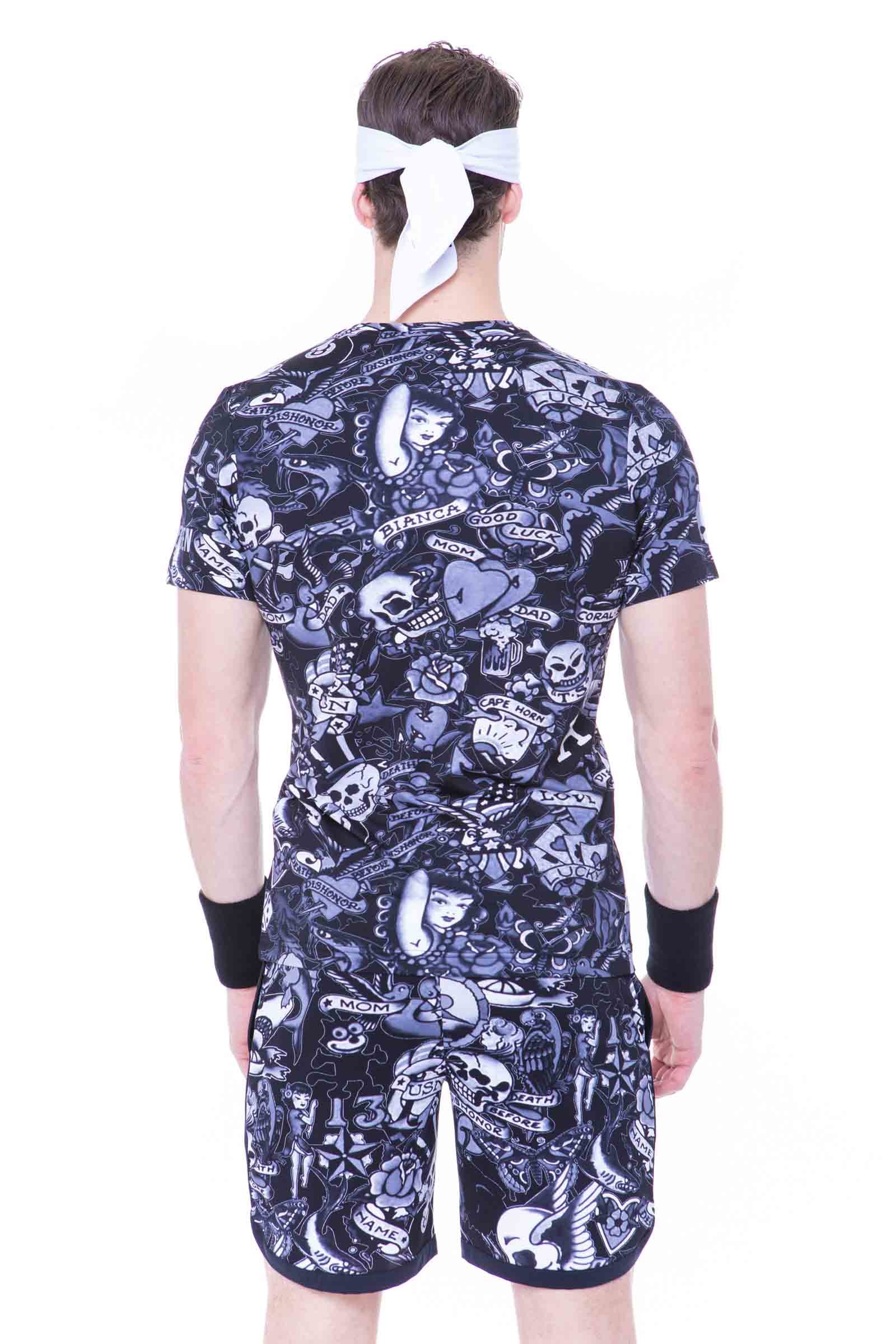 hydrogen-printed-tech-tee-black-grey-3 Hydrogen Printed Tech Tee - black/grey