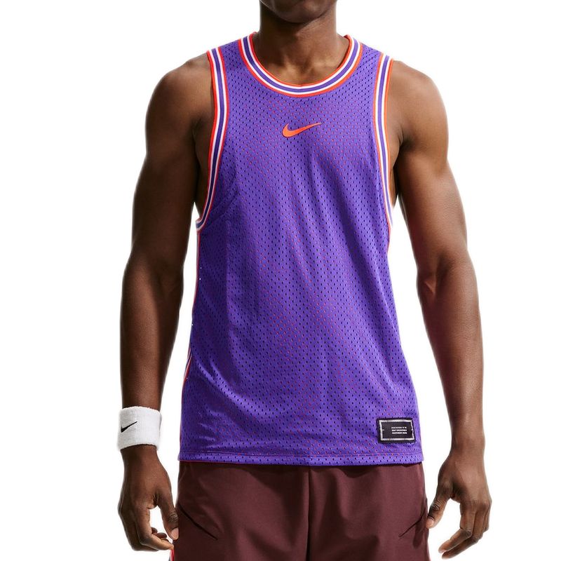 Męski t-shirt Nike Court Slam Dri-FIT Sleeveless - dark concord/bright crimson