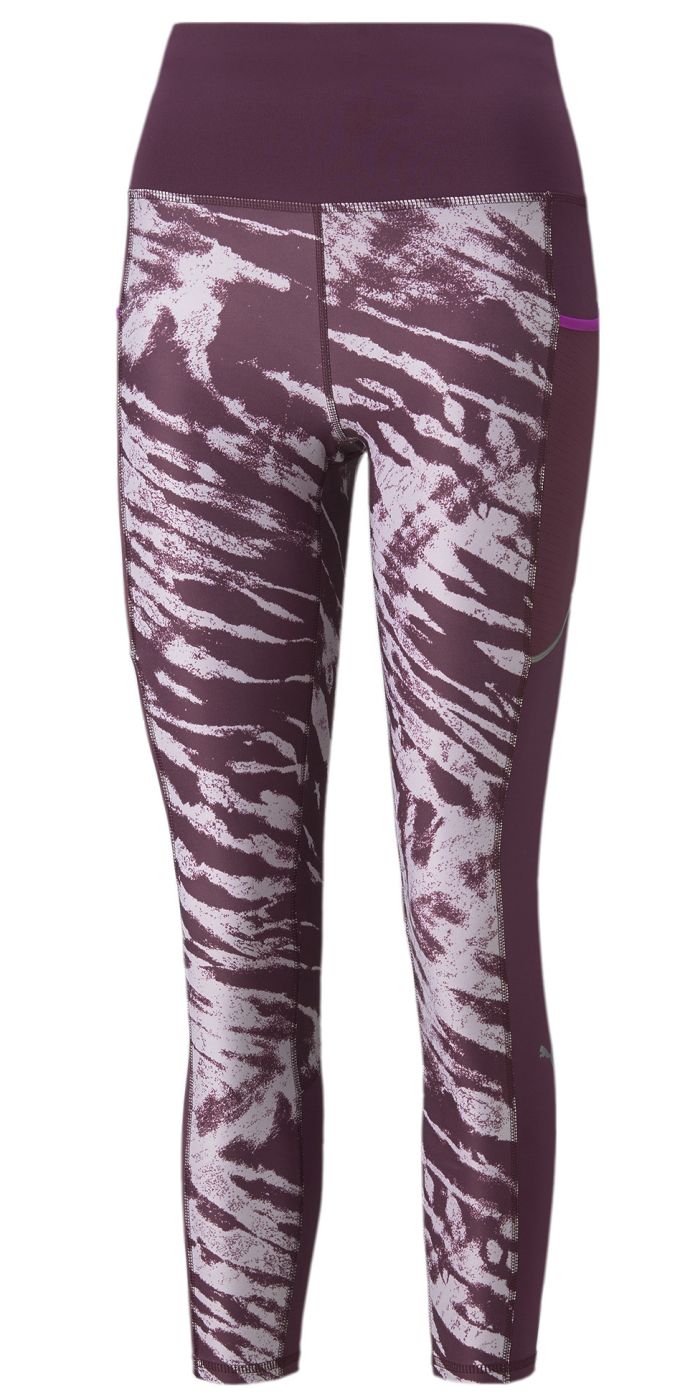 Puma 5K Graphic High Waist 7/8 Leggins - puma black/stardust print