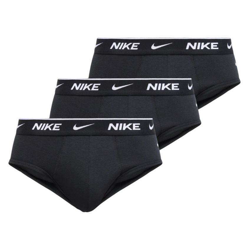 Nike Dri-Fit Essential Cotton Stretch Brief 3P - black/black/black