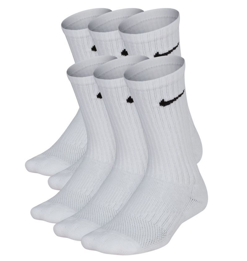 Nike Everyday Crew 6P - white/black