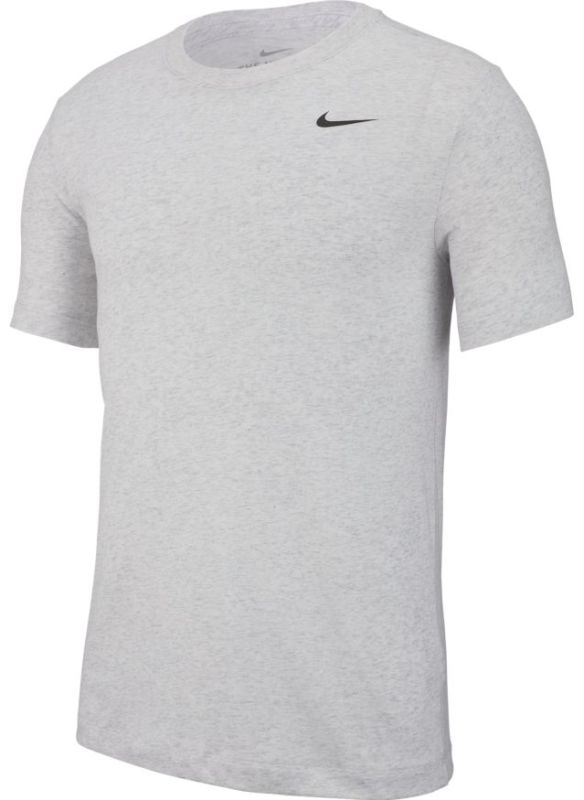 Nike Solid Dri-Fit Crew - birch heather/black